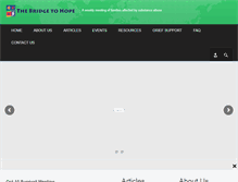 Tablet Screenshot of bridge2hope.org